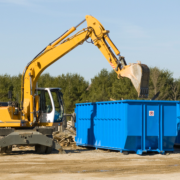 what are the rental fees for a residential dumpster in Plum